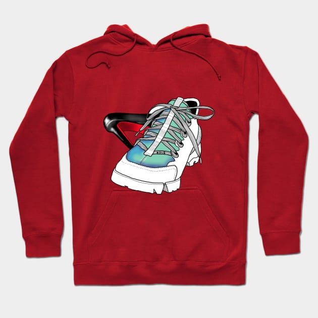 wear comfortable shoes Hoodie by sipenka_art